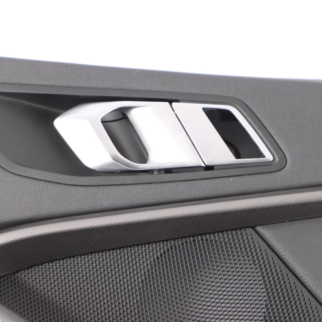 BMW F40 Door Card Front Right O/S Lining Trim Perforated Leather Dakota Black - SKU 9893822 - Part number 9893822