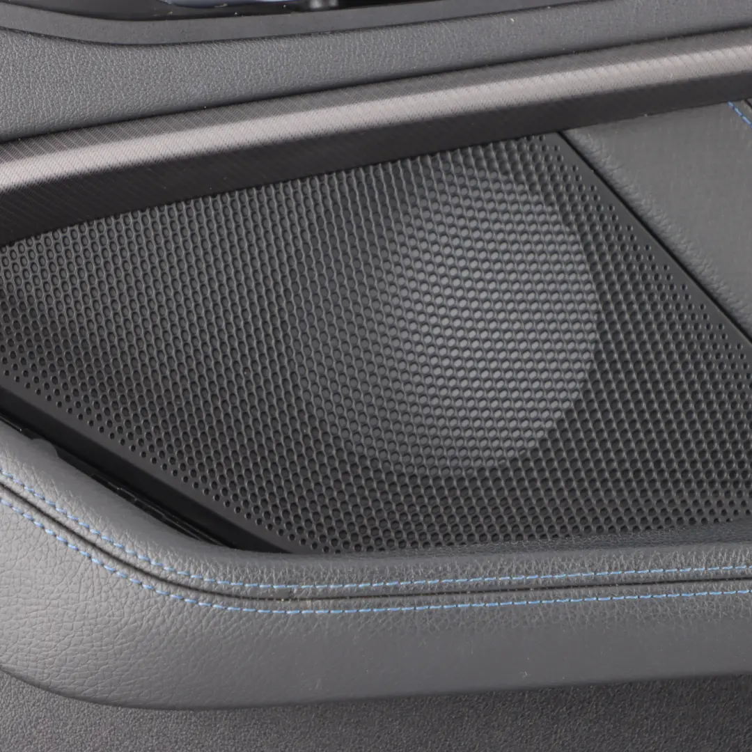 BMW F40 Door Card Front Right O/S Lining Trim Perforated Leather Dakota Black - SKU 9893822 - Part number 9893822