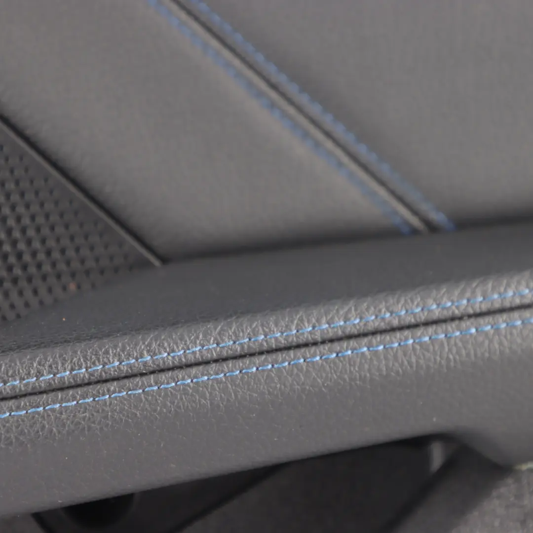 BMW F40 Door Card Front Right O/S Lining Trim Perforated Leather Dakota Black - SKU 9893822 - Part number 9893822