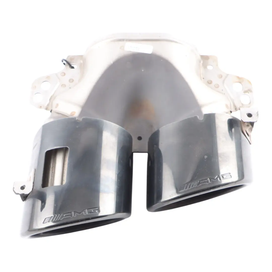 Exhaust Tip AMG Tailpipe Trim Rear Right O/S to Mercedes W177 W247 with Part number A0004901600 Mercedes W177 W247 Exhaust Tip AMG Tailpipe Trim Rear Right O/S - SKU A0004901600 - Part number A0004901600