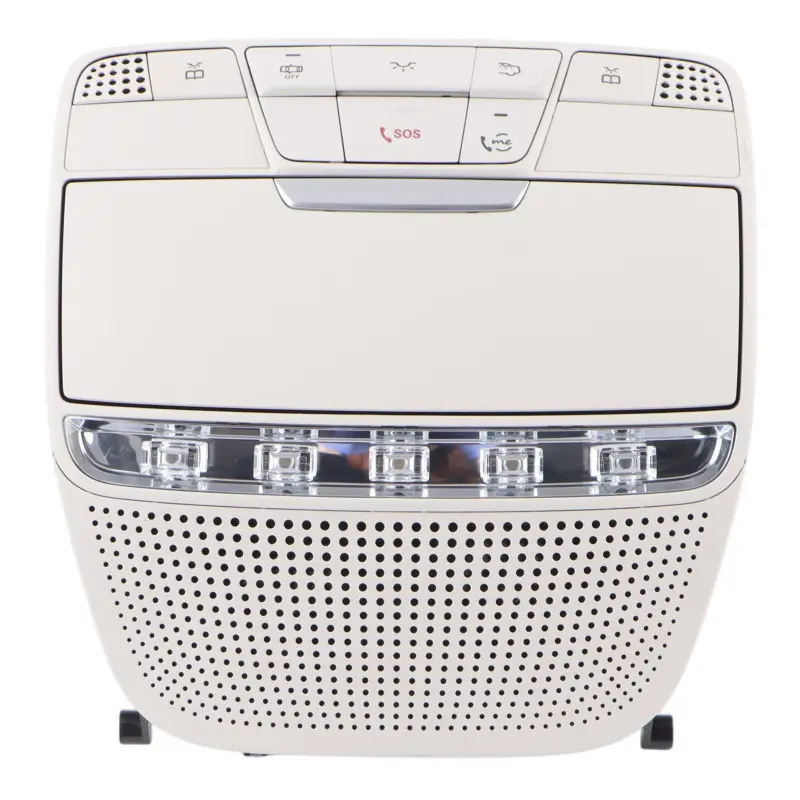 Mercedes W205 Techo Cabina Lámpara Interruptor Blanco Gafas Sol Almacenamiento