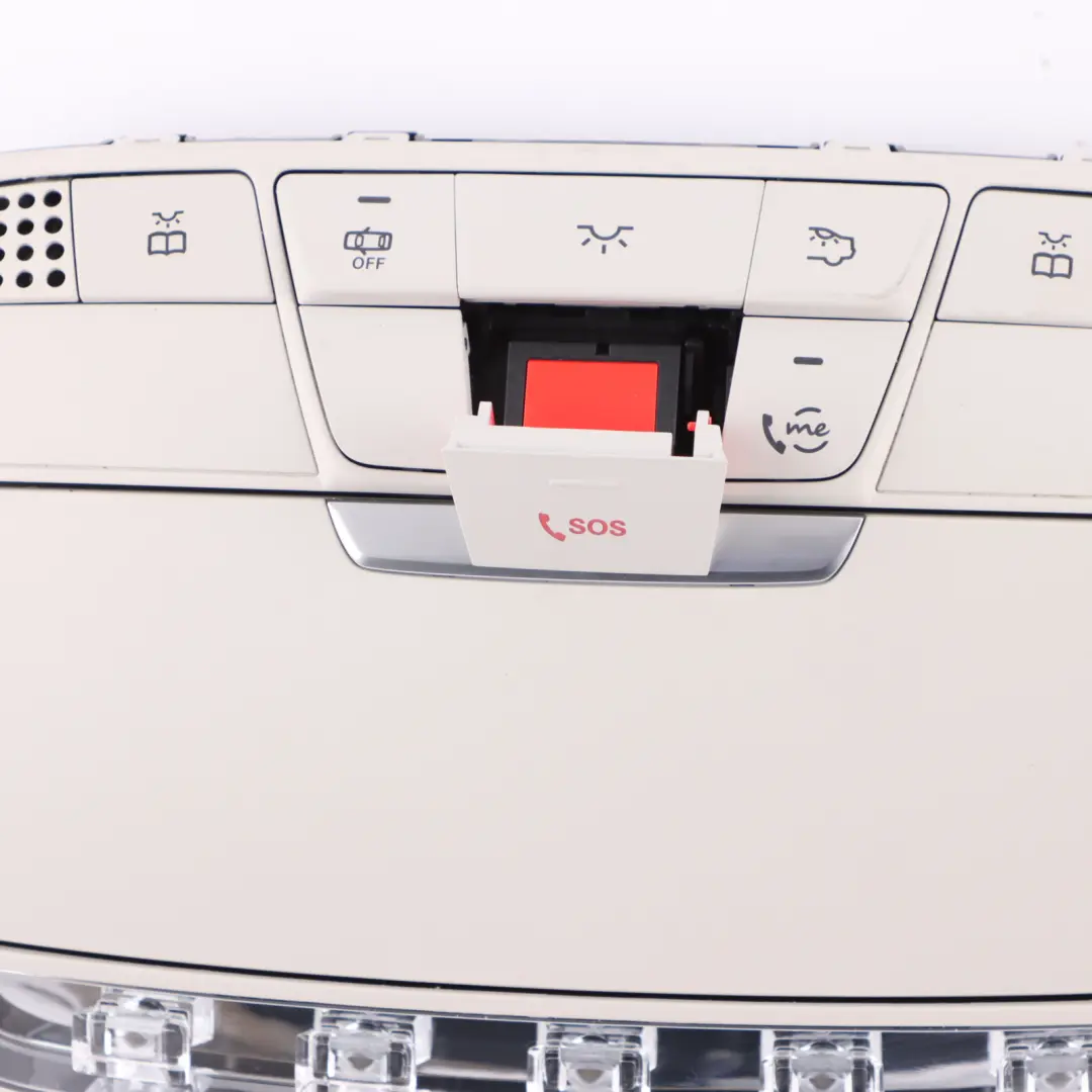 Mercedes W205 Roof Cabin Lamp Switch Panel Lamp White Sunglasses Storage - SKU A0009003717-2 - Part number A0009003717