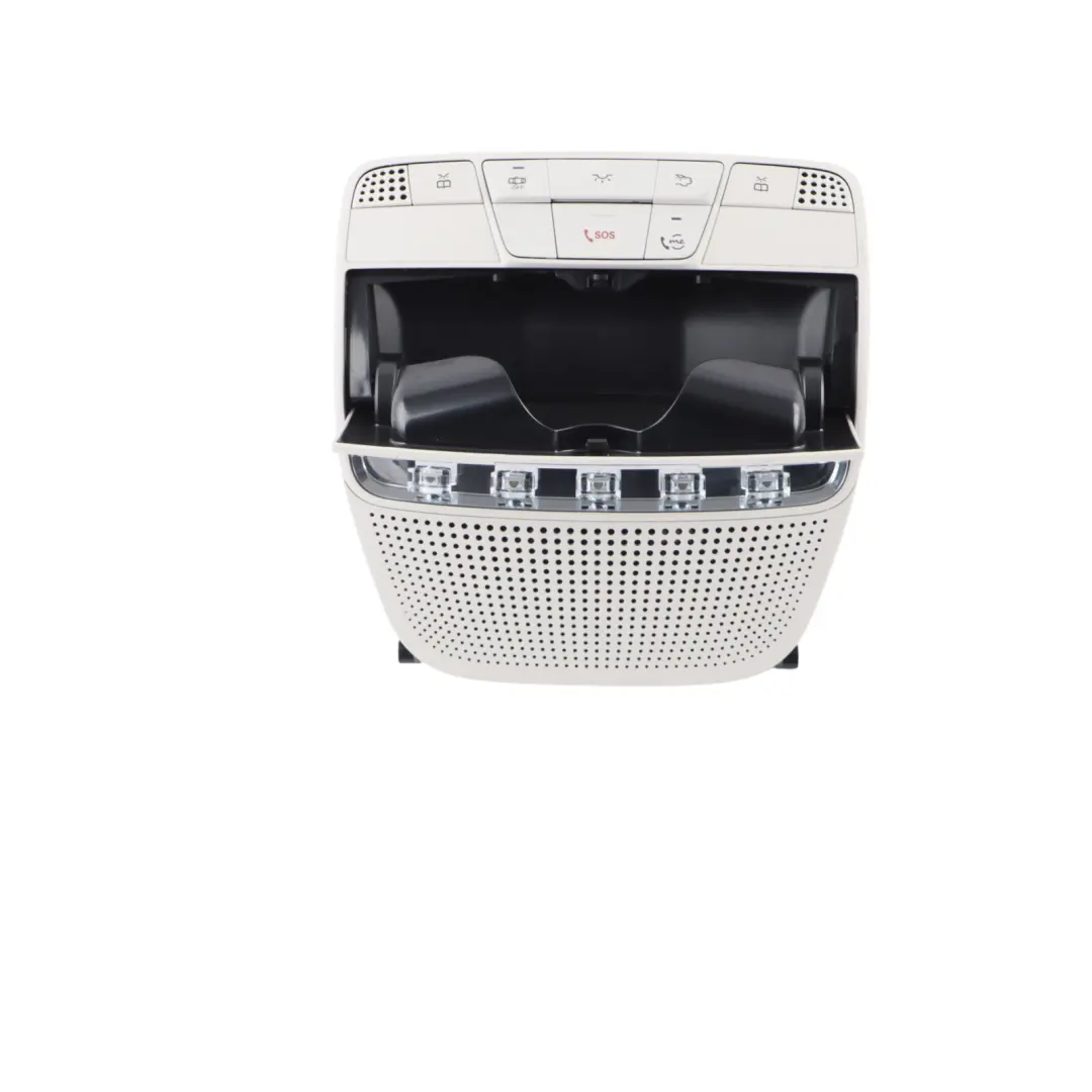 Mercedes W205 Roof Cabin Lamp Switch Panel Lamp White Sunglasses Storage - SKU A0009003717-2 - Part number A0009003717