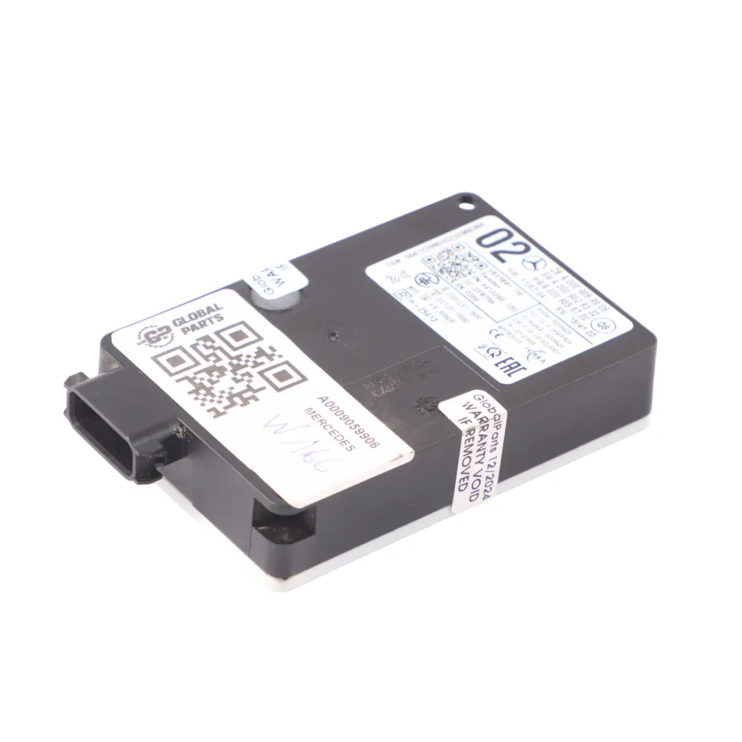  Distance Radar Module Mercedes GLE W166 C292 Unité de contrôle - SKU A0009059906 - Numéro de pièce A0009059906