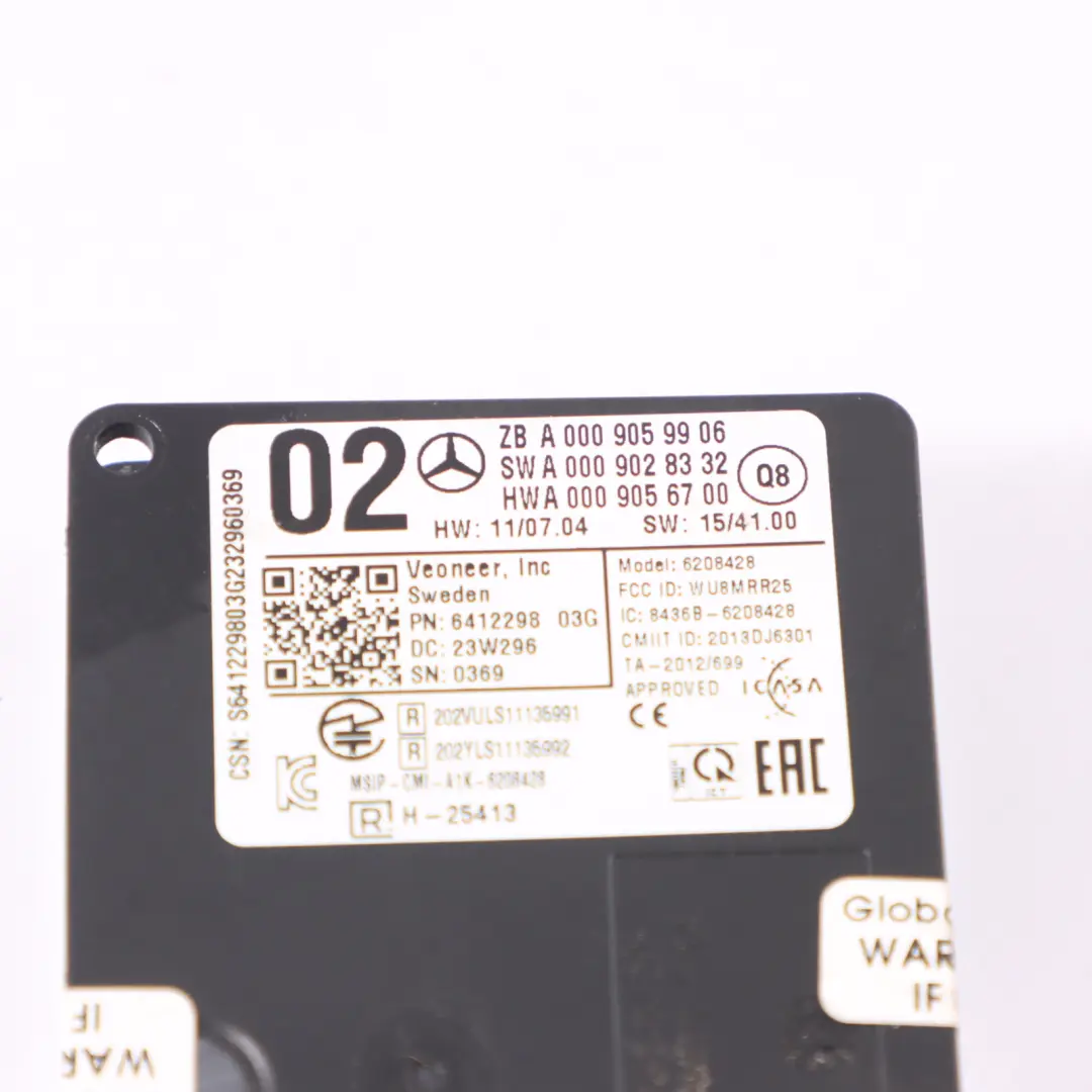 Distance Radar Module Mercedes GLE W166 C292 Unité de contrôle pour à propos du numéro de pièce A0009059906 Distance Radar Module Mercedes GLE W166 C292 Unité de contrôle - SKU A0009059906 - Numéro de pièce A0009059906