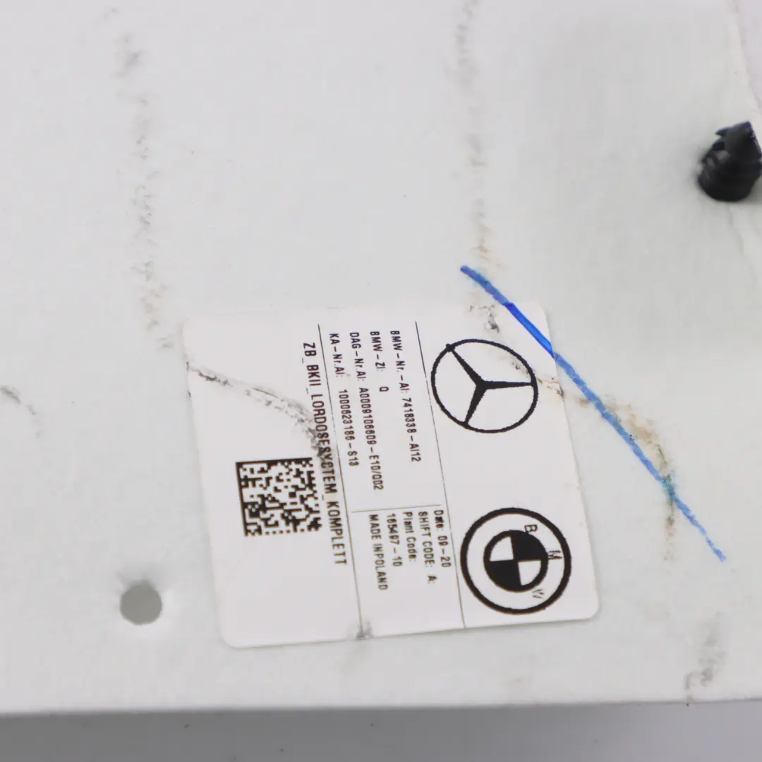 Mercedes V177 Dossier avant Support lombaire gauche A0009106609 - SKU A0009101915 - Numéro de pièce A0009101915