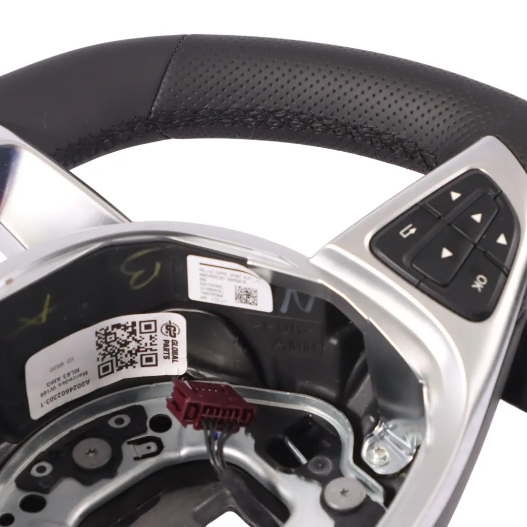 Mercedes GLE W166 C292 Steering Wheel NEW Black Leather Paddle Shift - SKU A0024602303-1 - Part number A0024602303