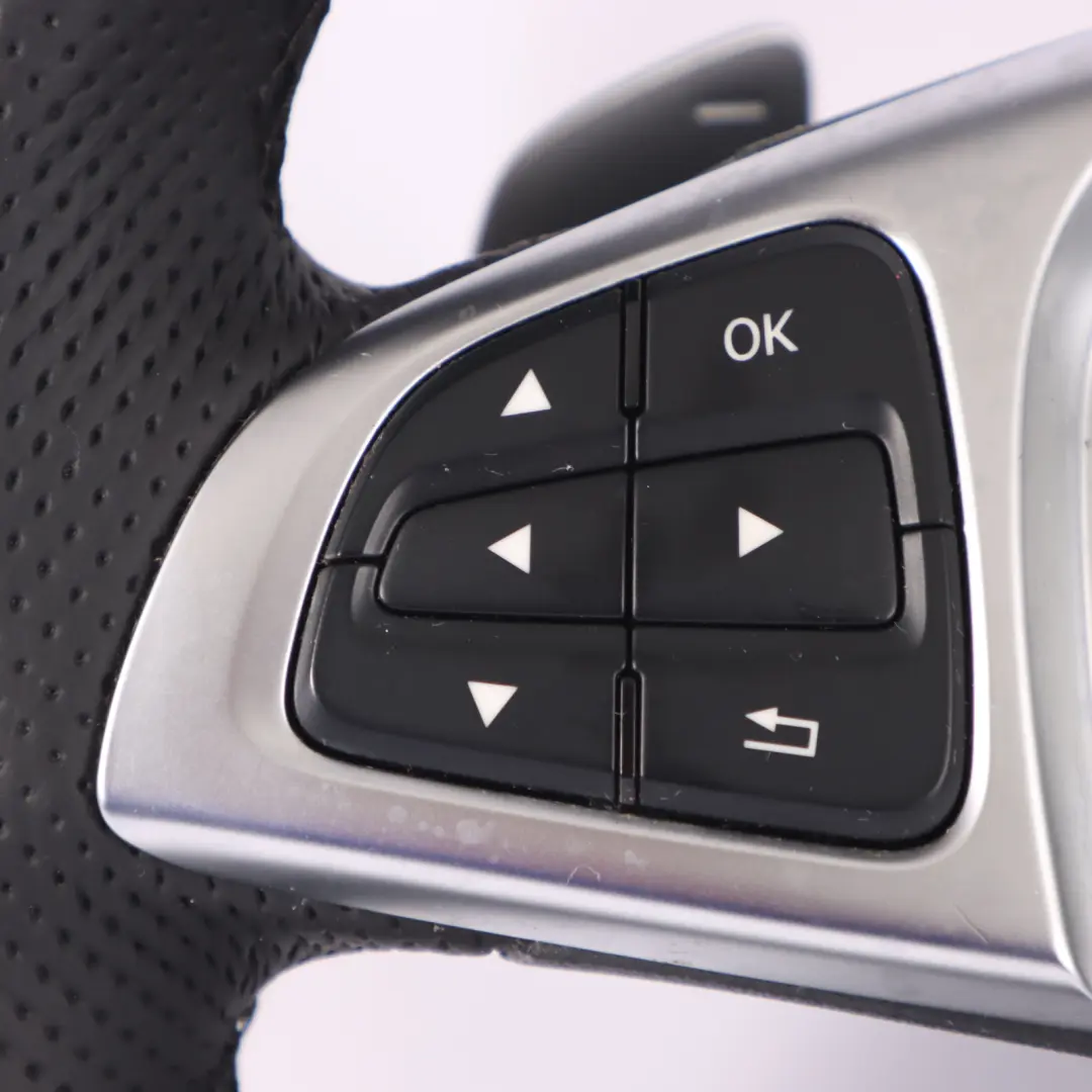 Mercedes GLE W166 C292 Steering Wheel NEW Black Leather Paddle Shift - SKU A0024602303-1 - Part number A0024602303