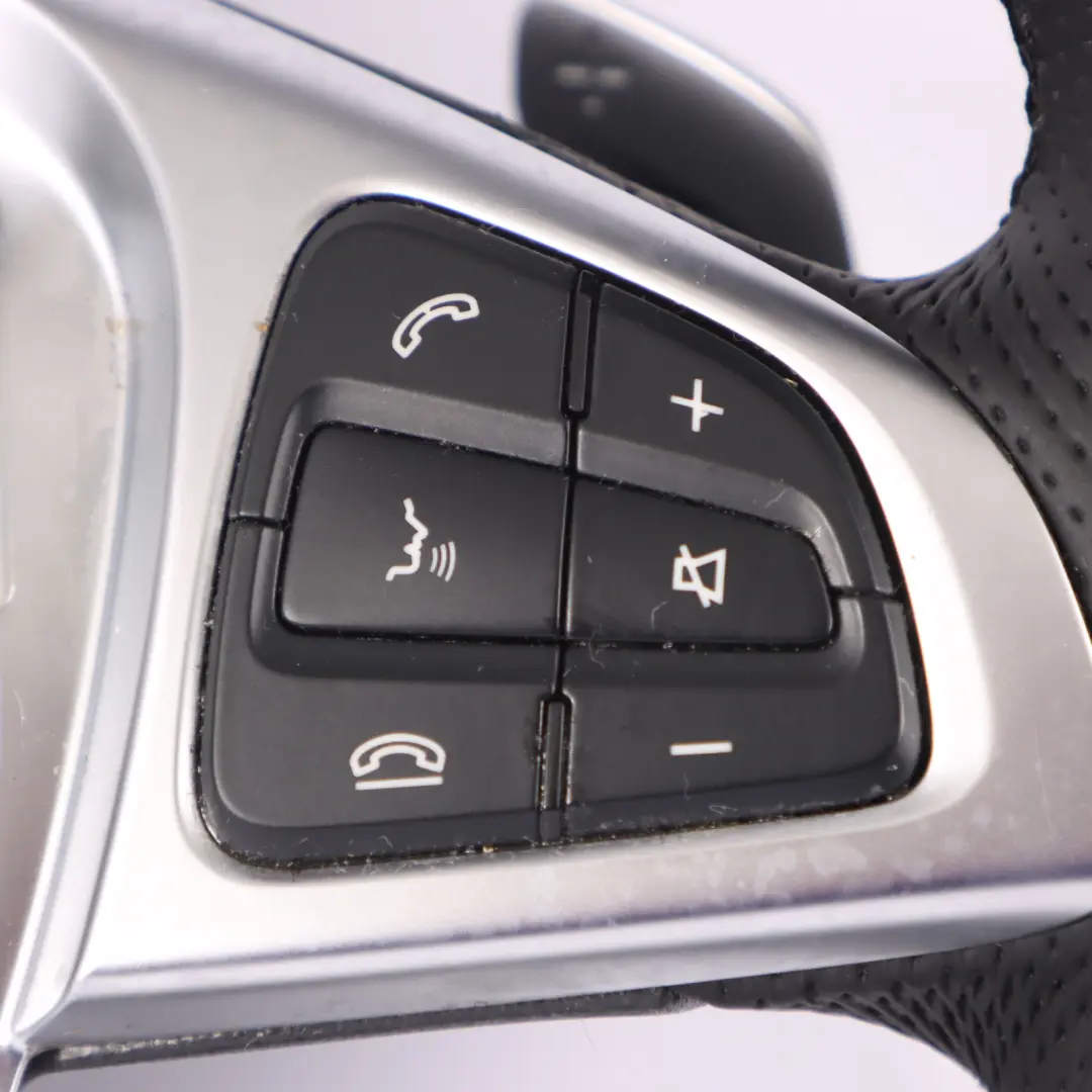 Kierownica NOWA Czarna Skóra Łopatki do Mercedes GLE W166 C292 o numerze A0024602303 Mercedes GLE W166 C292 Kierownica NOWA Czarna Skóra Łopatki - SKU A0024602303-1 - Numer Części A0024602303