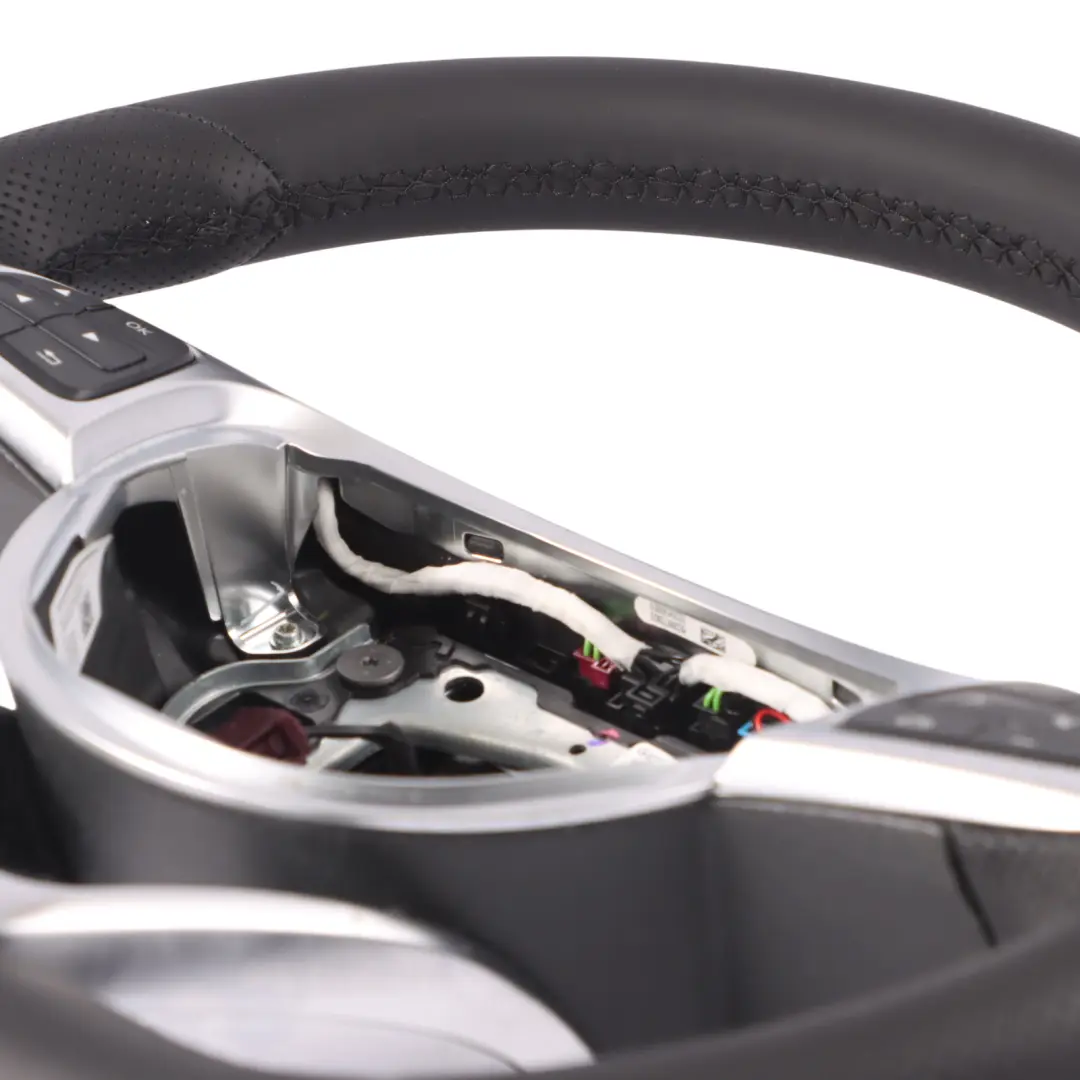 Mercedes GLE W166 C292 Steering Wheel NEW Black Leather Paddle Shift - SKU A0024602303-1 - Part number A0024602303