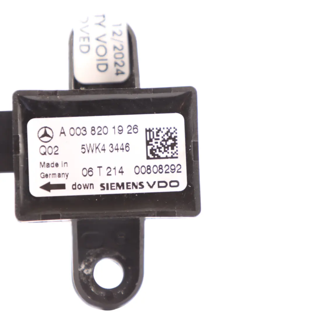 Mercedes W221 Sensor Impacto Choque Puerta Trasera Izquierda Derecha - SKU A0038201926 - Número de pieza A0038201926