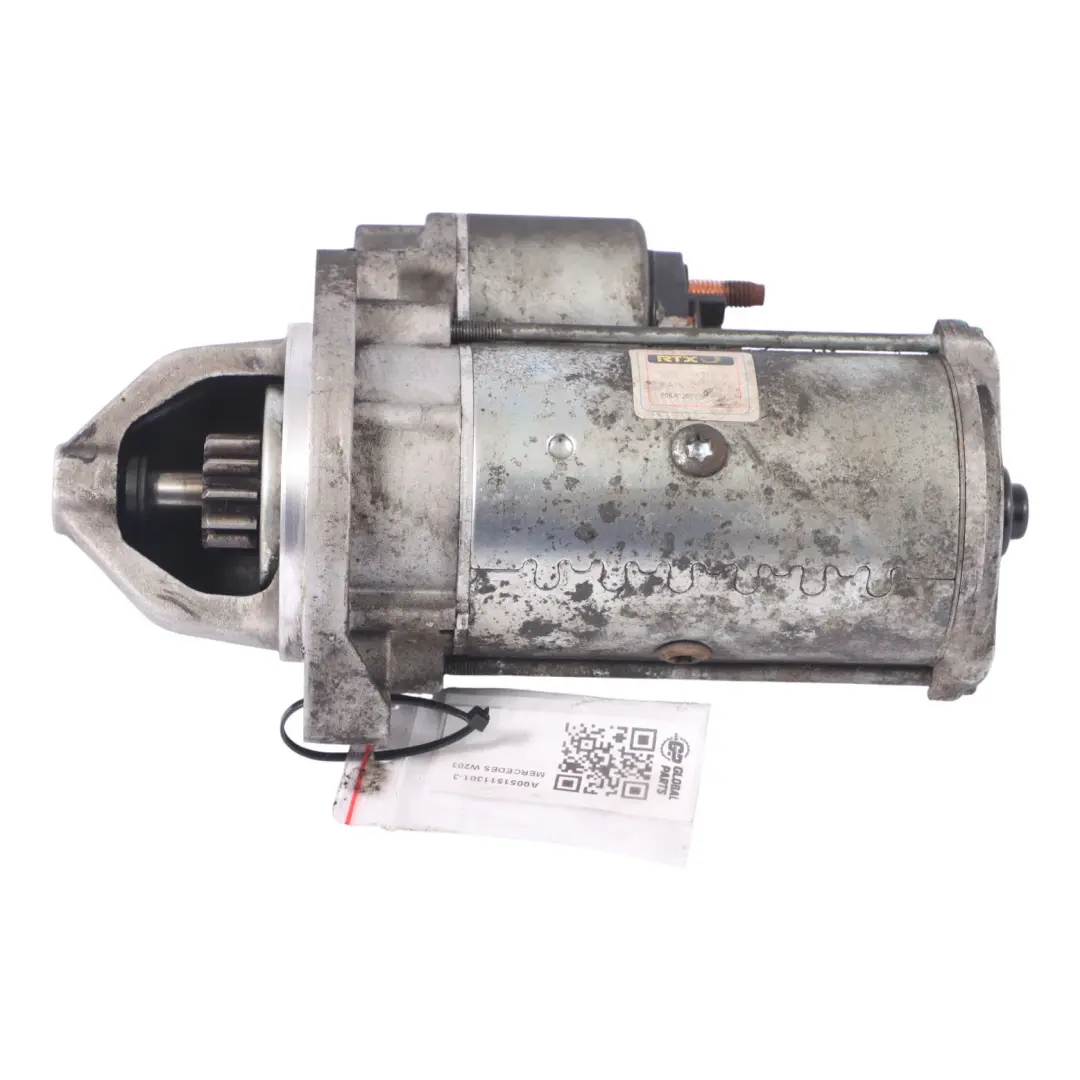  Motor de arranque Mercedes W203 W210 W211 Motor diesel Actuador - SKU A0051511301-3 - Número de pieza A0051511301