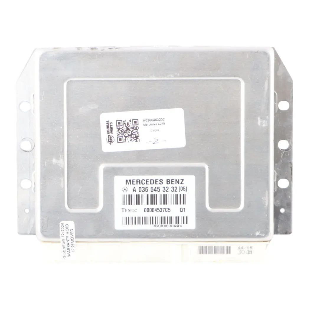 Electronic Level Air Suspension Module Control Unit to Mercedes C219 with Part number A0365453232 Mercedes C219 Electronic Level Air Suspension Module Control Unit - SKU A0365453232 - Part number A0365453232