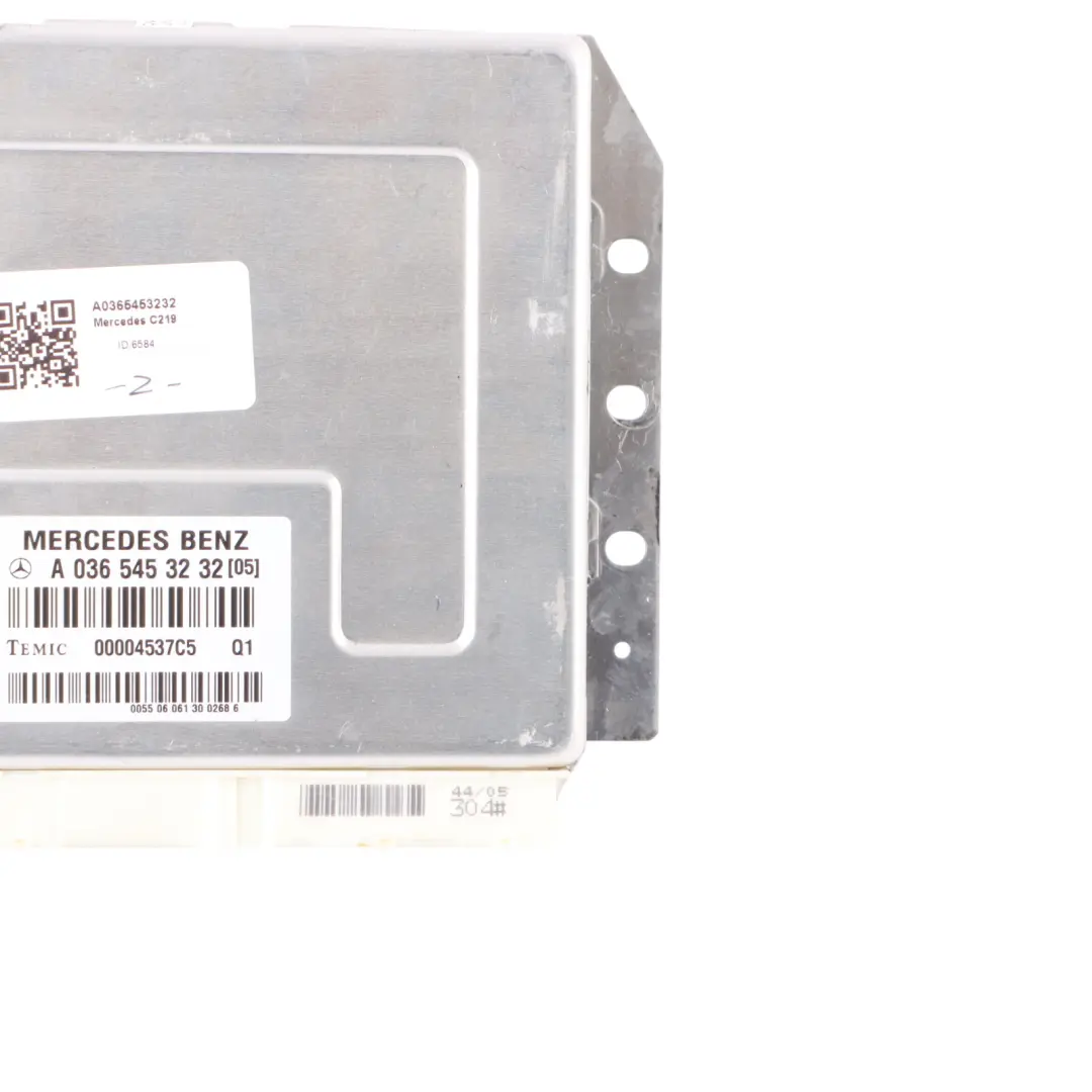 Electronic Level Air Suspension Module Control Unit to Mercedes C219 with Part number A0365453232 Mercedes C219 Electronic Level Air Suspension Module Control Unit - SKU A0365453232 - Part number A0365453232