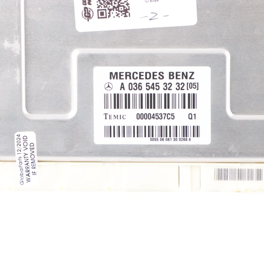 Electronic Level Air Suspension Module Control Unit to Mercedes C219 with Part number A0365453232 Mercedes C219 Electronic Level Air Suspension Module Control Unit - SKU A0365453232 - Part number A0365453232