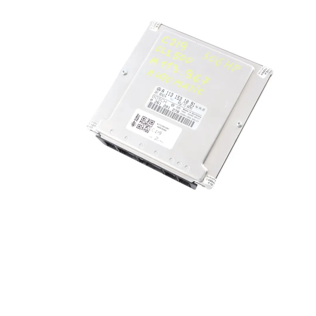 CLS500 C219 5.0 306 KM M113.967 Komputer ECU A1131538679 Automat do Mercedes o numerze A1131531091 Mercedes CLS500 C219 5.0 306 KM M113.967 Komputer ECU A1131538679 Automat - SKU A1131531091 - Numer Części A1131531091