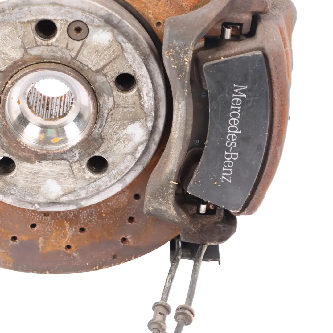 Front Suspension Leg AMG Strut Brake Disc Caliper Right O/S to Mercedes C117 W176 with Part number A1173231600 Mercedes C117 W176 Front Suspension Leg AMG Strut Brake Disc Caliper Right O/S - SKU A1173231600-2 - Part number A1173231600