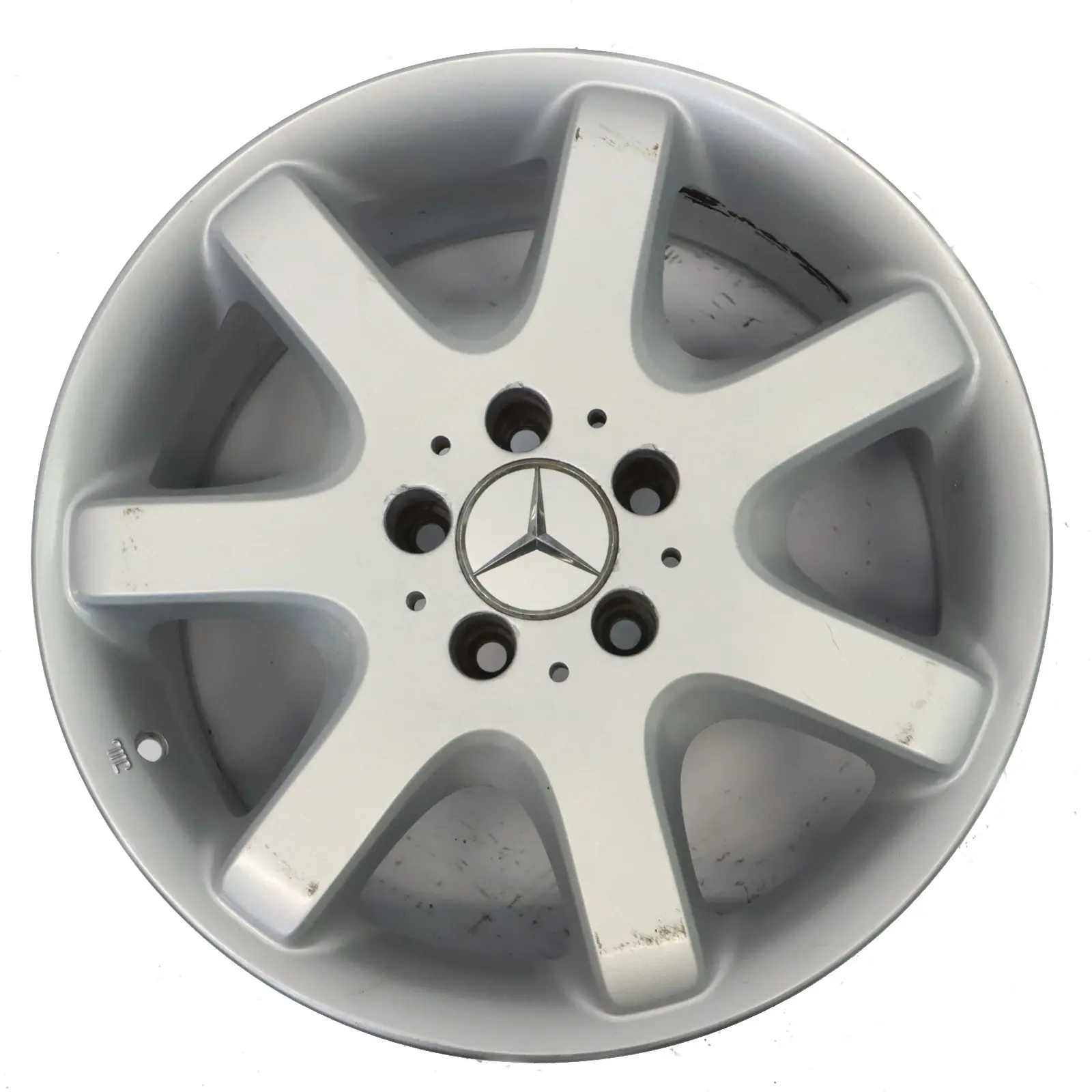 Mercedes ML W163 Argento Cerchio in lega 17" 8.5J ET52 A1634010902