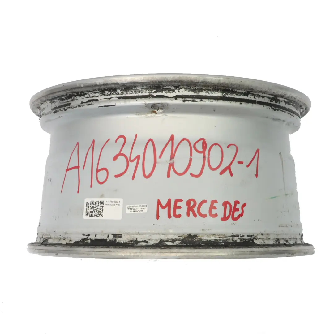 Mercedes ML W163 Srebrna Felga Aluminiowa 17" 8.5J ET52 - SKU A1634010902-1 - Numer Części A1634010902