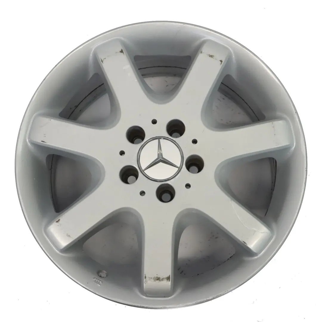Argento Cerchio in lega 17" 8.5J ET52 per Mercedes ML W163 con numero di parte A1634010902 Mercedes ML W163 Argento Cerchio in lega 17" 8.5J ET52 - SKU A1634010902-2 - Numero di parte A1634010902
