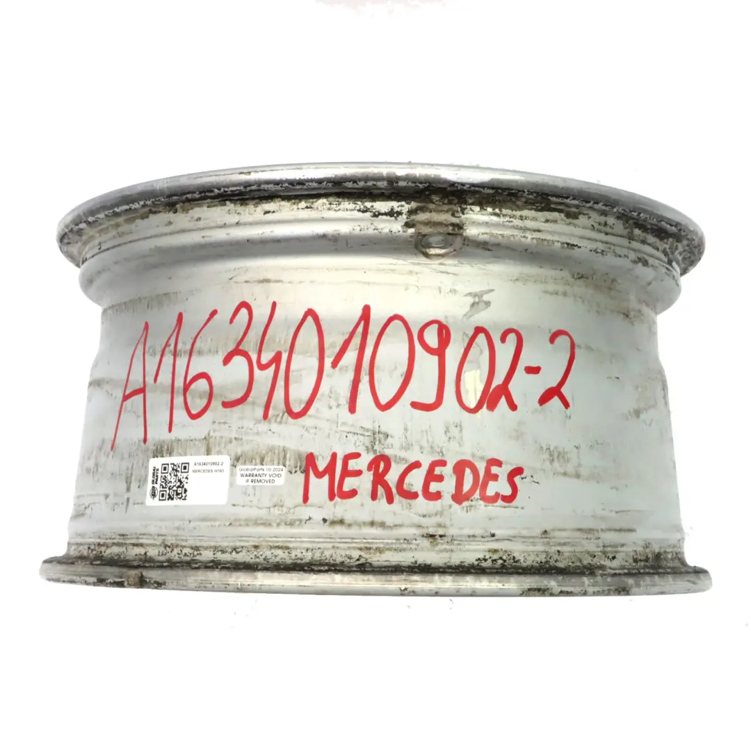 Argento Cerchio in lega 17" 8.5J ET52 per Mercedes ML W163 con numero di parte A1634010902 Mercedes ML W163 Argento Cerchio in lega 17" 8.5J ET52 - SKU A1634010902-2 - Numero di parte A1634010902