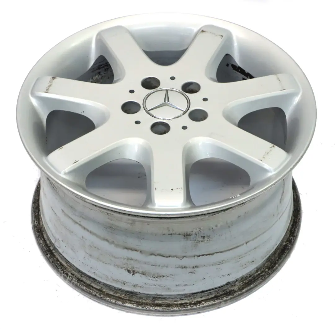 Alloy Rim 17" 8.5J ET52 to Mercedes ML W163 Silver Wheel with Part number A1634010902 Mercedes ML W163 Silver Wheel Alloy Rim 17" 8.5J ET52 - SKU A1634010902-3 - Part number A1634010902