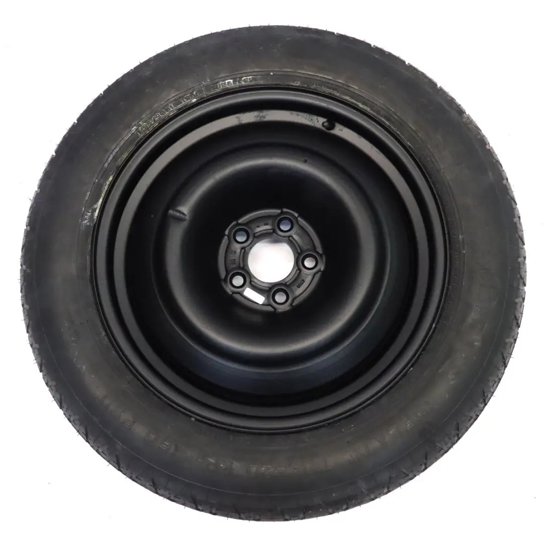 Dunlop Ersatzrad Stahlreifen R18 155/90 für Mercedes ML W163 mit Teilenummer A1634011102 Mercedes ML W163 Dunlop Ersatzrad Stahlreifen R18 155/90 - SKU A1634011102-2 - Teilenummer A1634011102