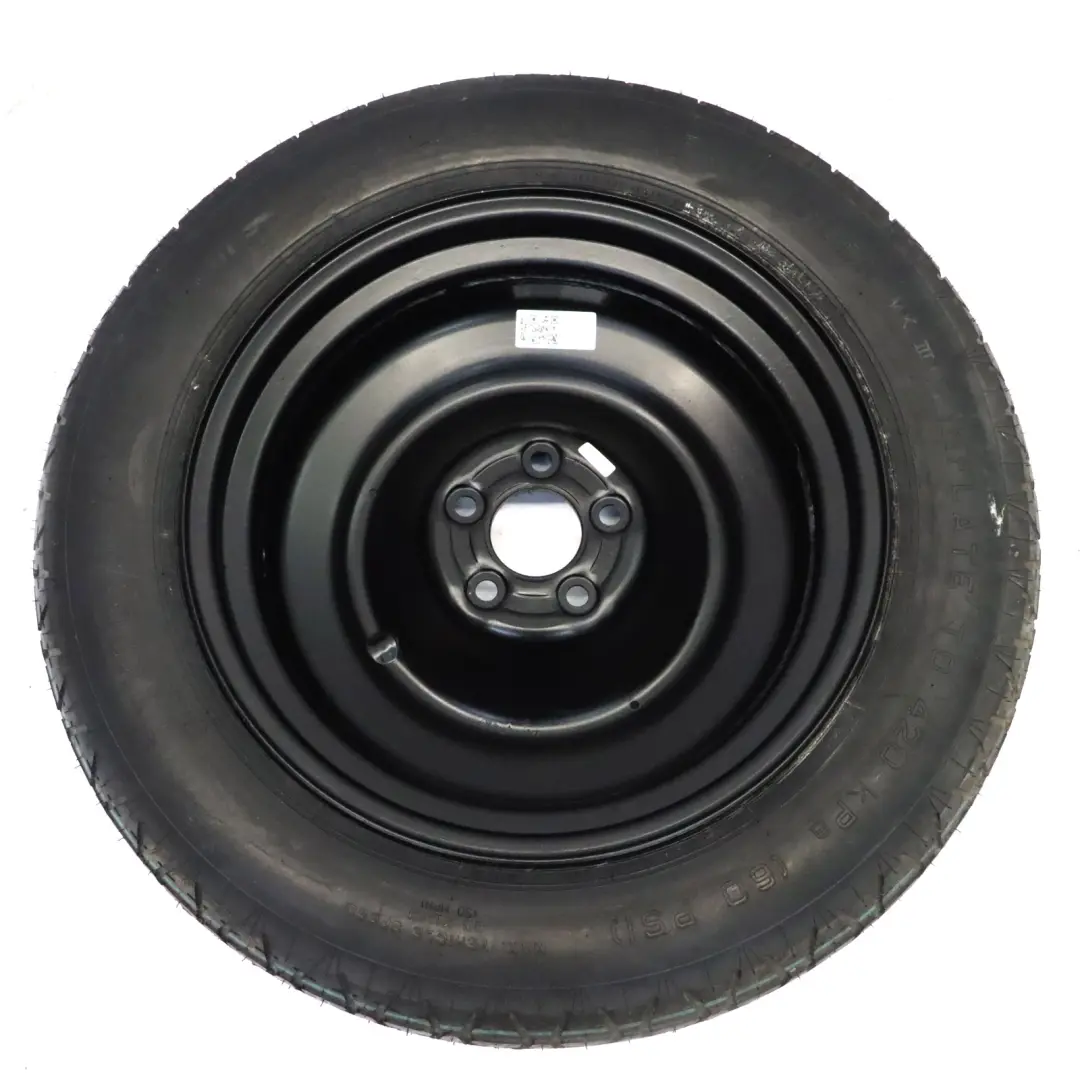 Mercedes ML W163 Dunlop Spare Wheel Steel Tyre R18 155/90 - SKU A1634011102-2 - Part number A1634011102