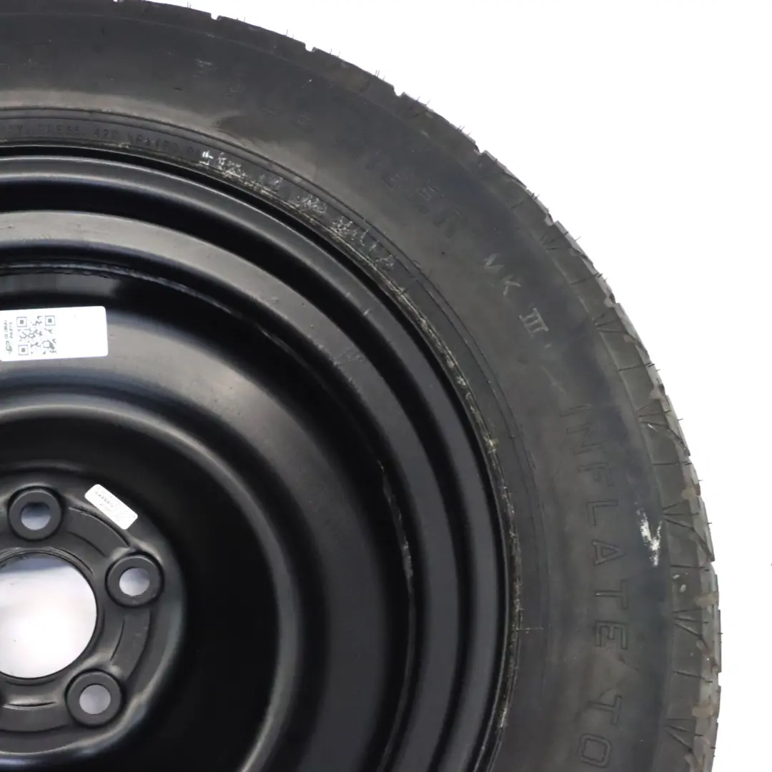 Mercedes ML W163 Dunlop Spare Wheel Steel Tyre R18 155/90 - SKU A1634011102-2 - Part number A1634011102