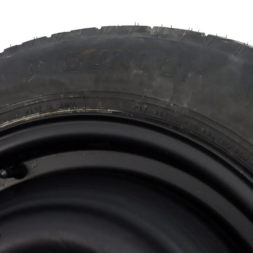 Mercedes ML W163 Dunlop Spare Wheel Steel Tyre R18 155/90 - SKU A1634011102-2 - Part number A1634011102