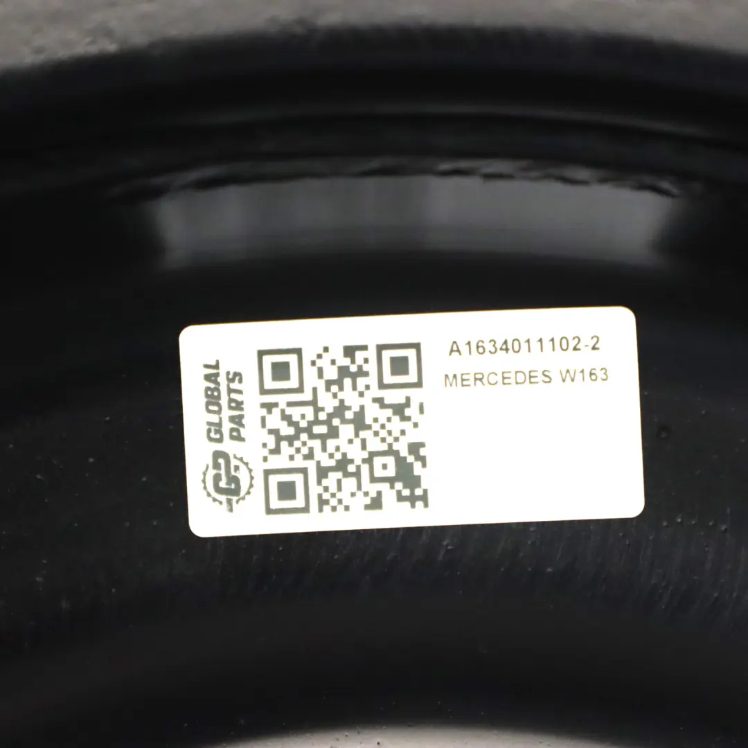 Mercedes ML W163 Dunlop Spare Wheel Steel Tyre R18 155/90 - SKU A1634011102-2 - Part number A1634011102
