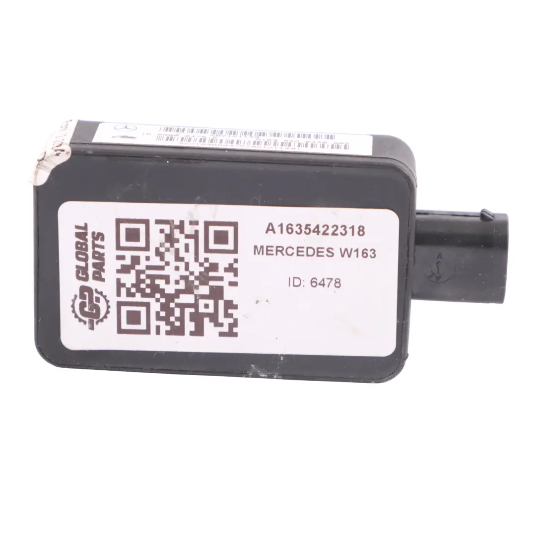 Sensor de velocidad de giro Módulo velocidad giro para Mercedes ML W163 con número de pieza A1635422318 Mercedes ML W163 Sensor de velocidad de giro Módulo velocidad giro - SKU A1635422318 - Número de pieza A1635422318