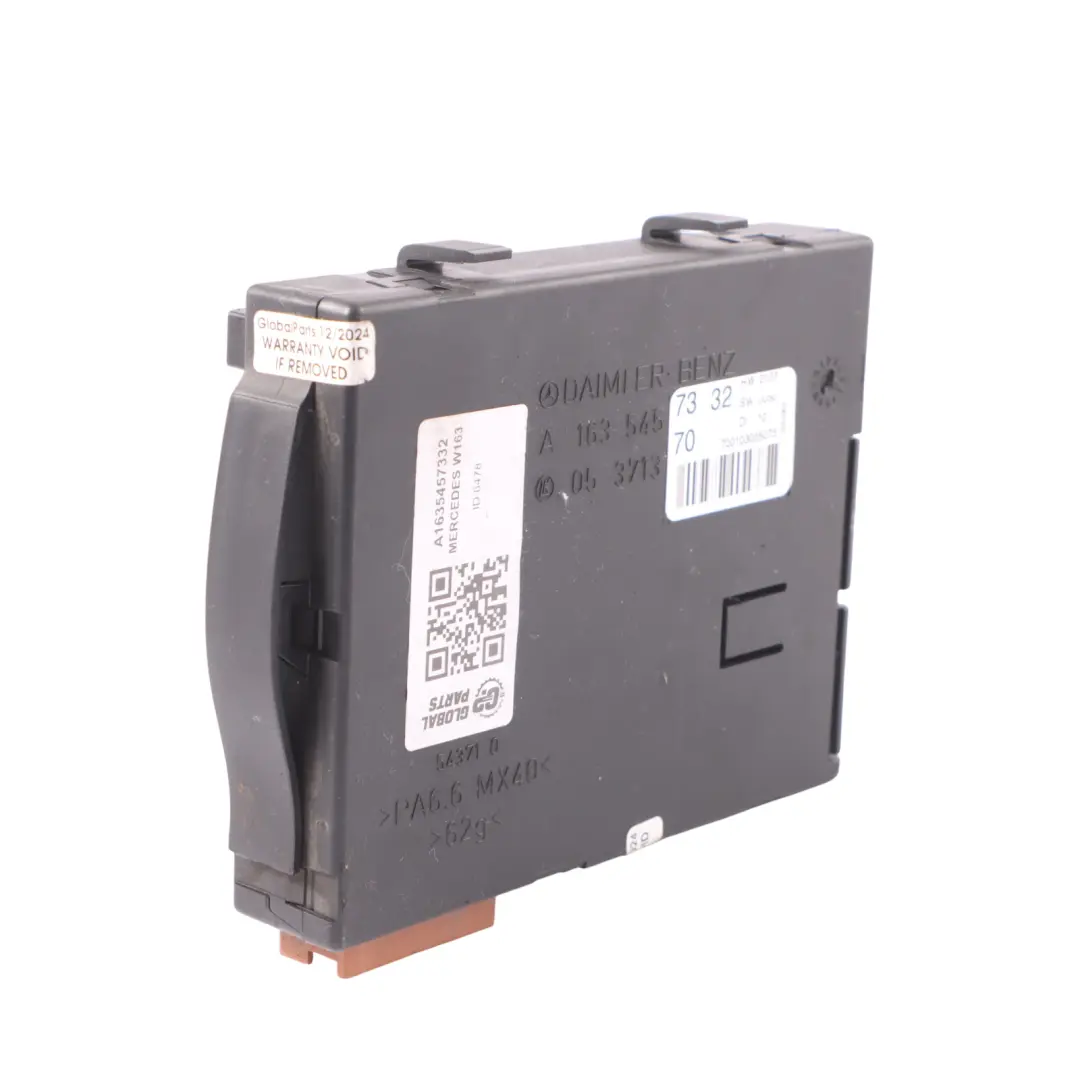 Mercedes ML W163 Komfort Steuerung Modul Zentralelektronik - SKU A1635457332 - Teilenummer A1635457332