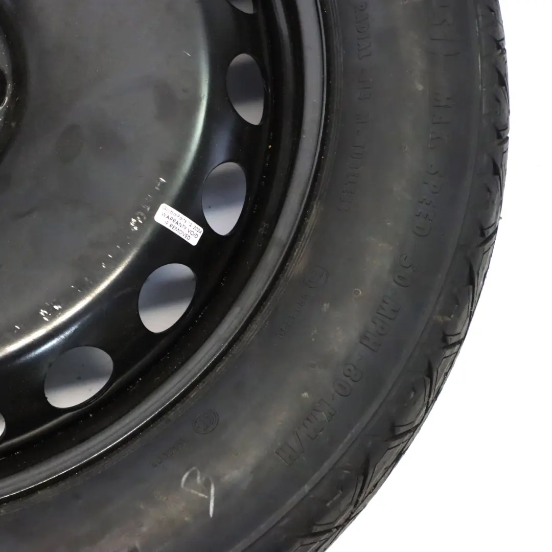 Mercedes ML W166 Roue secours 4,5J ET:40 Pneu Continental R19 155/80 - SKU A1644000102-2 - Numéro de pièce A1644000102