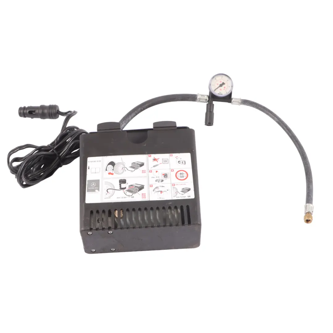 Compressor Mercedes R350 V251 ML W164 Tire Inflation Compressor to with Part number A1645830202 Compressor Mercedes R350 V251 ML W164 Tire Inflation Compressor - SKU A1645830202 - Part number A1645830202