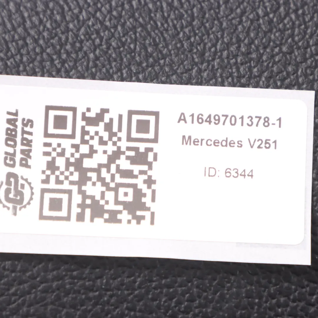 Mercedes V251 R350 Headrest Front Right Left N/O/S Leather Black - SKU A1649701378 - Part number A1649701378