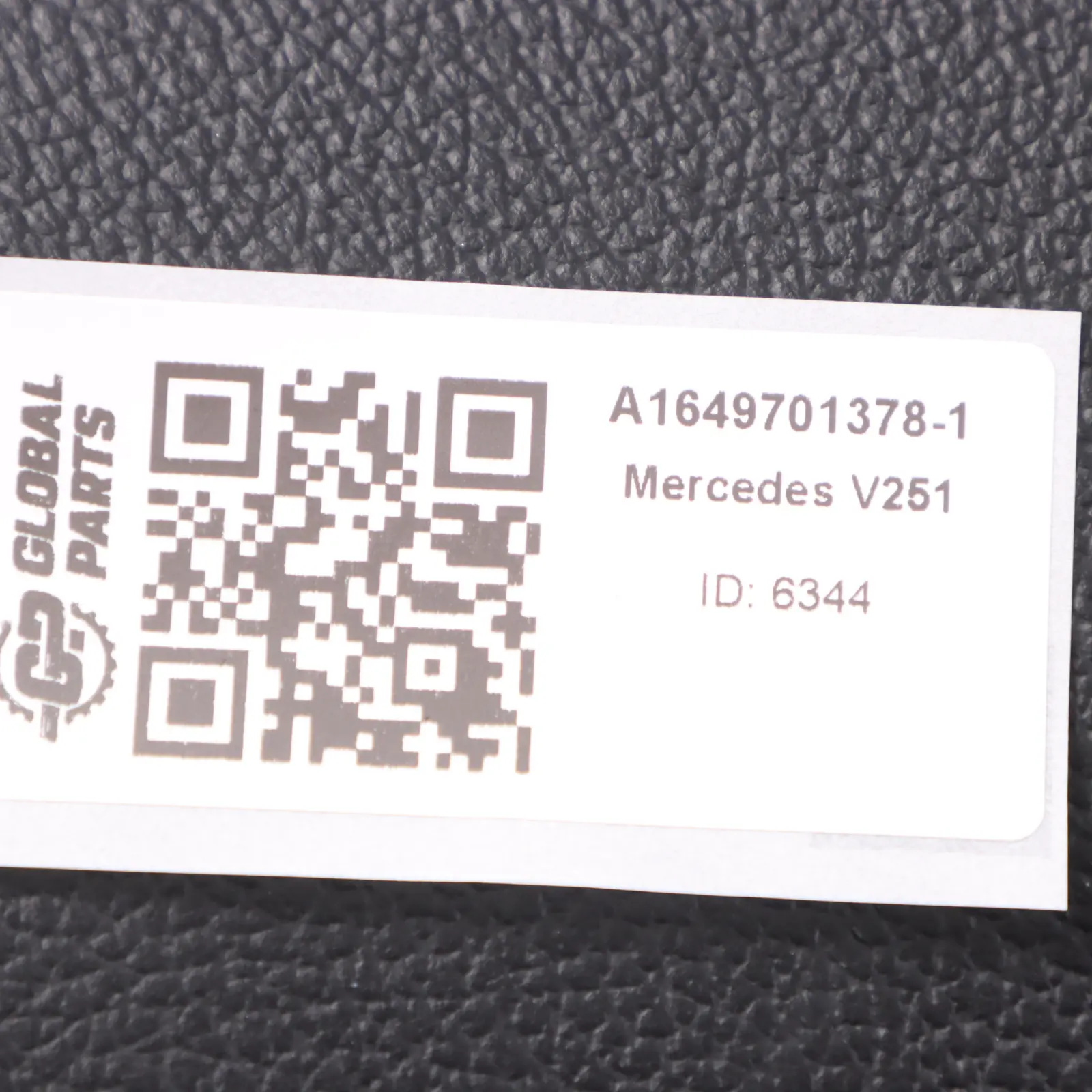 Mercedes V251 R350 Headrest Front Right Left N/O/S Leather Black A1649701378