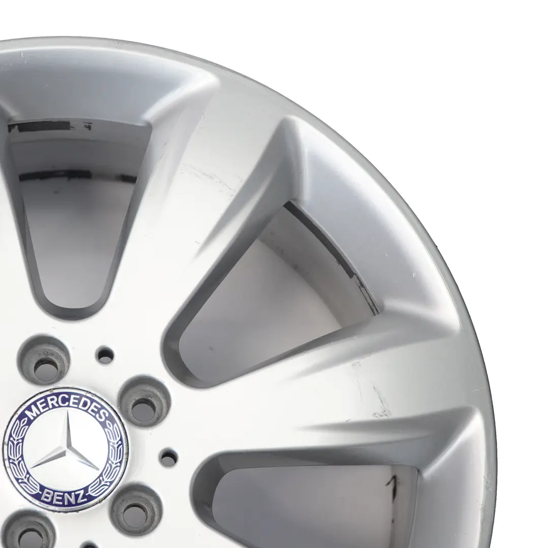 Mercedes ML W166 Silberne Alufelge 19" 8.5J ET:59 7 Speichen - SKU A1664010802-1 - Teilenummer A1664010802