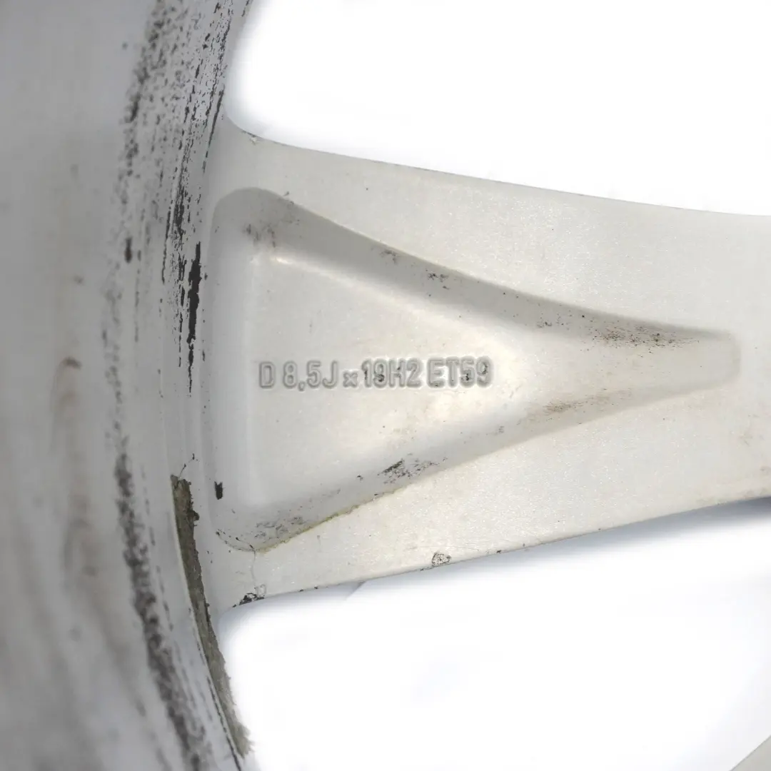 Alloy Rim 19" 8.5J ET:59 7 Spoke to Mercedes ML W166 Silver Wheel with Part number A1664010802 Mercedes ML W166 Silver Wheel Alloy Rim 19" 8.5J ET:59 7 Spoke - SKU A1664010802-2 - Part number A1664010802