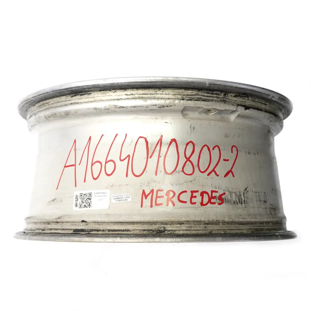 Mercedes ML W166 Silberne Alufelge 19" 8.5J ET:59 7 Speichen - SKU A1664010802-2 - Teilenummer A1664010802
