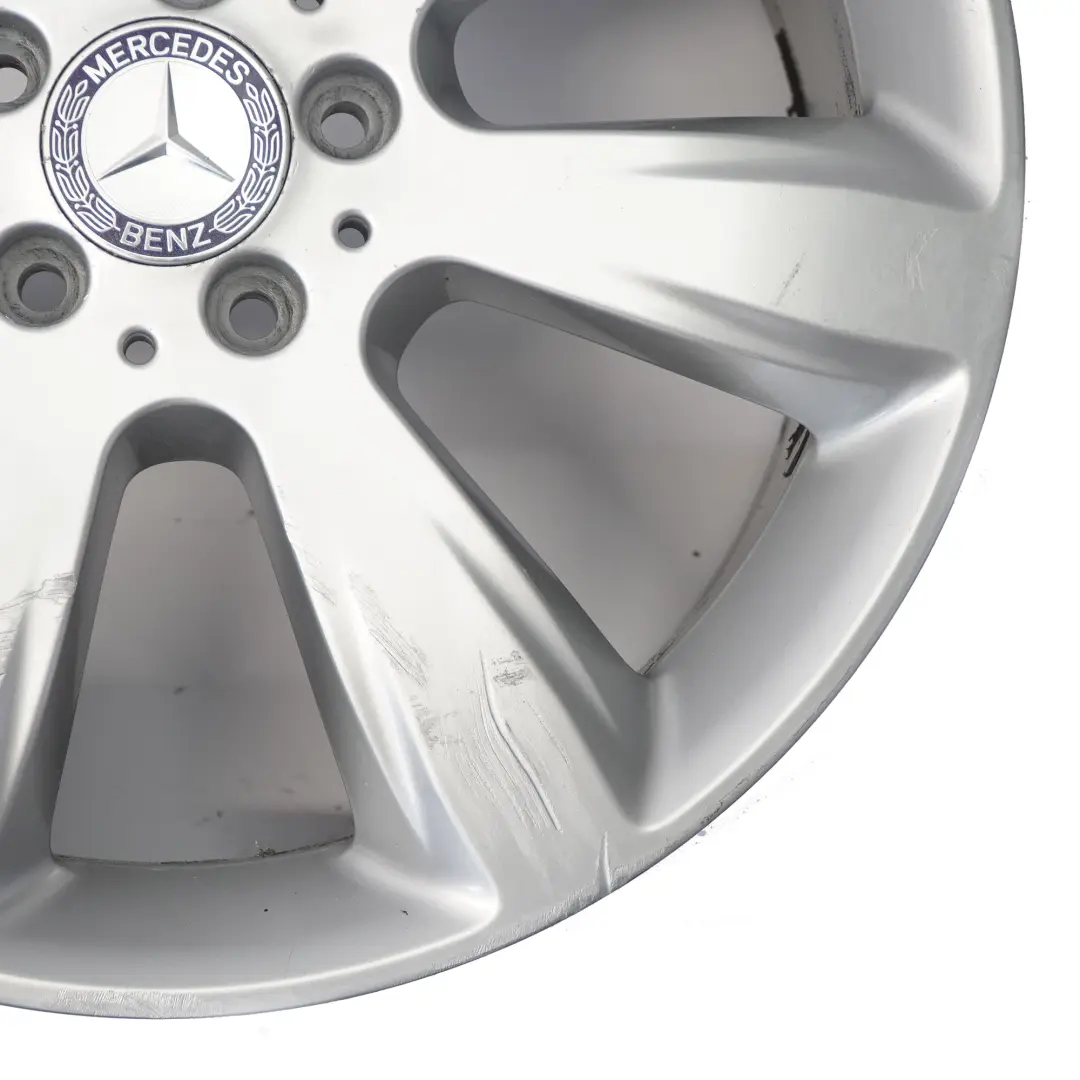 llanta de aleación de plata 19 "8.5J ET:59 7 radios para Mercedes ML W166 con número de pieza A1664010802 Mercedes ML W166 llanta de aleación de plata 19 "8.5J ET:59 7 radios - SKU A1664010802-2 - Número de pieza A1664010802