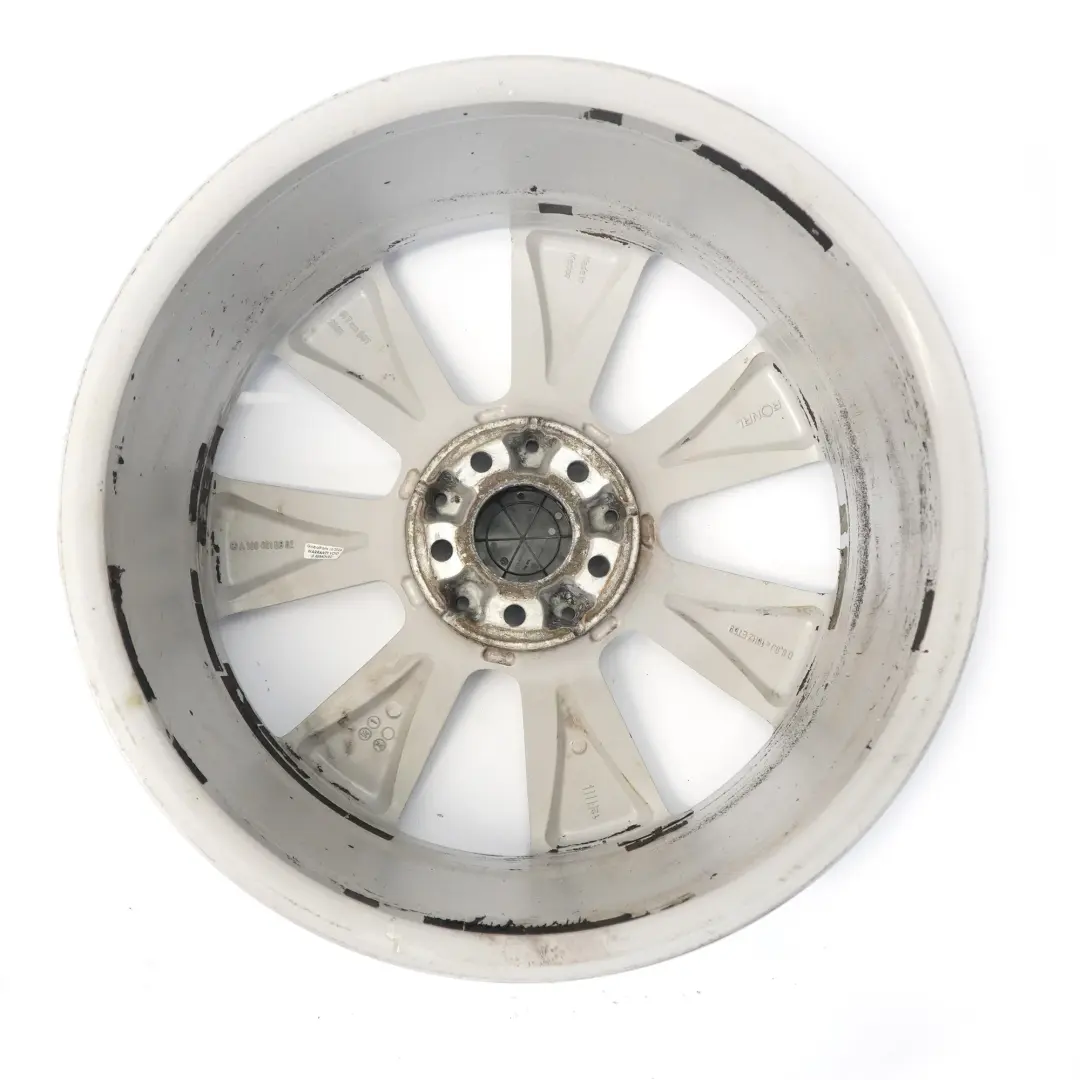 Silberne Alufelge 19" 8.5J ET:59 7 Speichen für Mercedes ML W166 mit Teilenummer A1664010802 Mercedes ML W166 Silberne Alufelge 19" 8.5J ET:59 7 Speichen - SKU A1664010802-2 - Teilenummer A1664010802