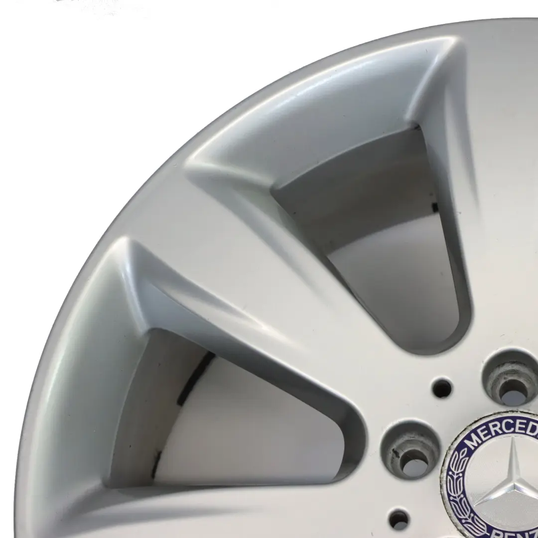 Alloy Rim 19" 8.5J ET:59 7 Spoke to Mercedes ML W166 Silver Wheel with Part number A1664010802 Mercedes ML W166 Silver Wheel Alloy Rim 19" 8.5J ET:59 7 Spoke - SKU A1664010802-3 - Part number A1664010802