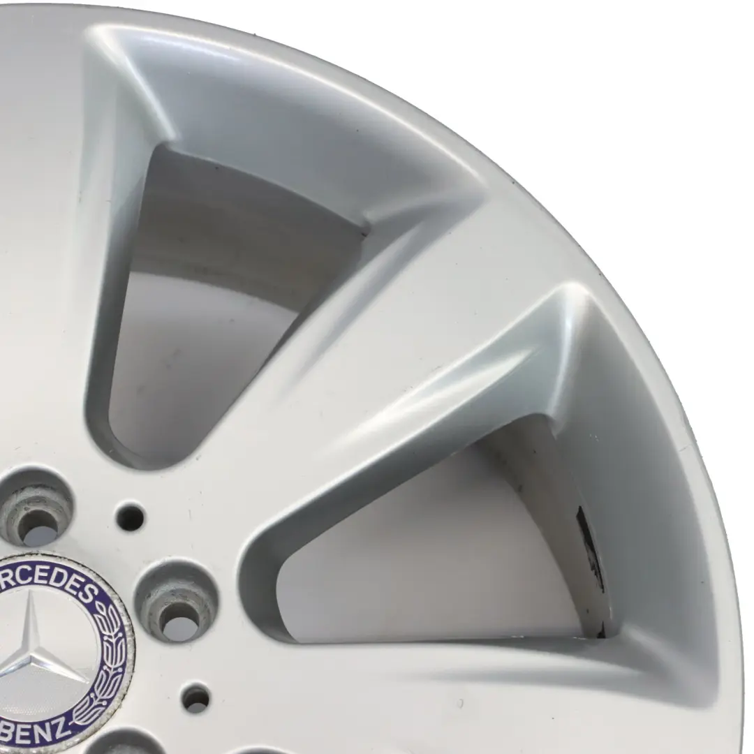 Alloy Rim 19" 8.5J ET:59 7 Spoke to Mercedes ML W166 Silver Wheel with Part number A1664010802 Mercedes ML W166 Silver Wheel Alloy Rim 19" 8.5J ET:59 7 Spoke - SKU A1664010802-3 - Part number A1664010802