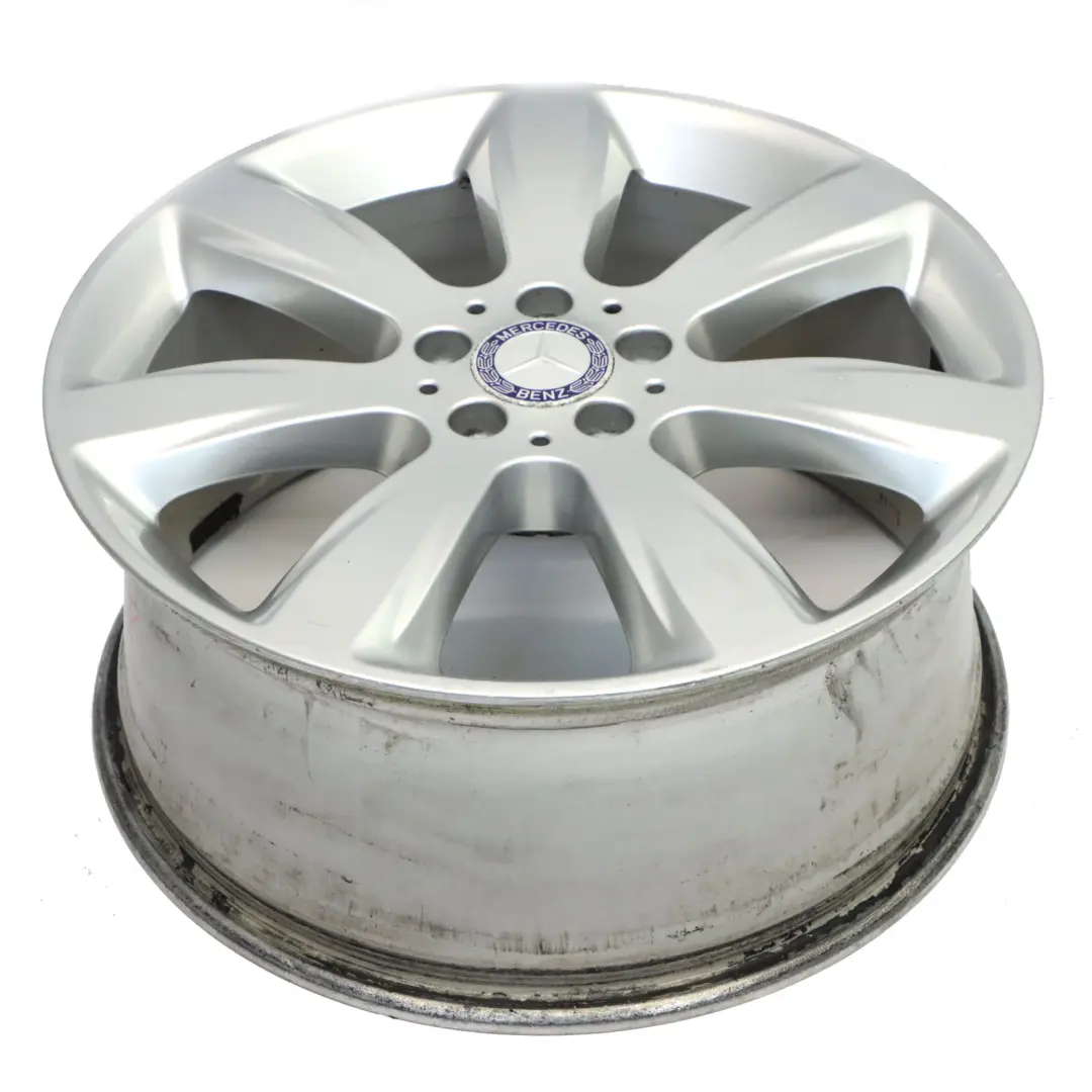 Alloy Rim 19" 8.5J ET:59 7 Spoke to Mercedes ML W166 Silver Wheel with Part number A1664010802 Mercedes ML W166 Silver Wheel Alloy Rim 19" 8.5J ET:59 7 Spoke - SKU A1664010802-3 - Part number A1664010802