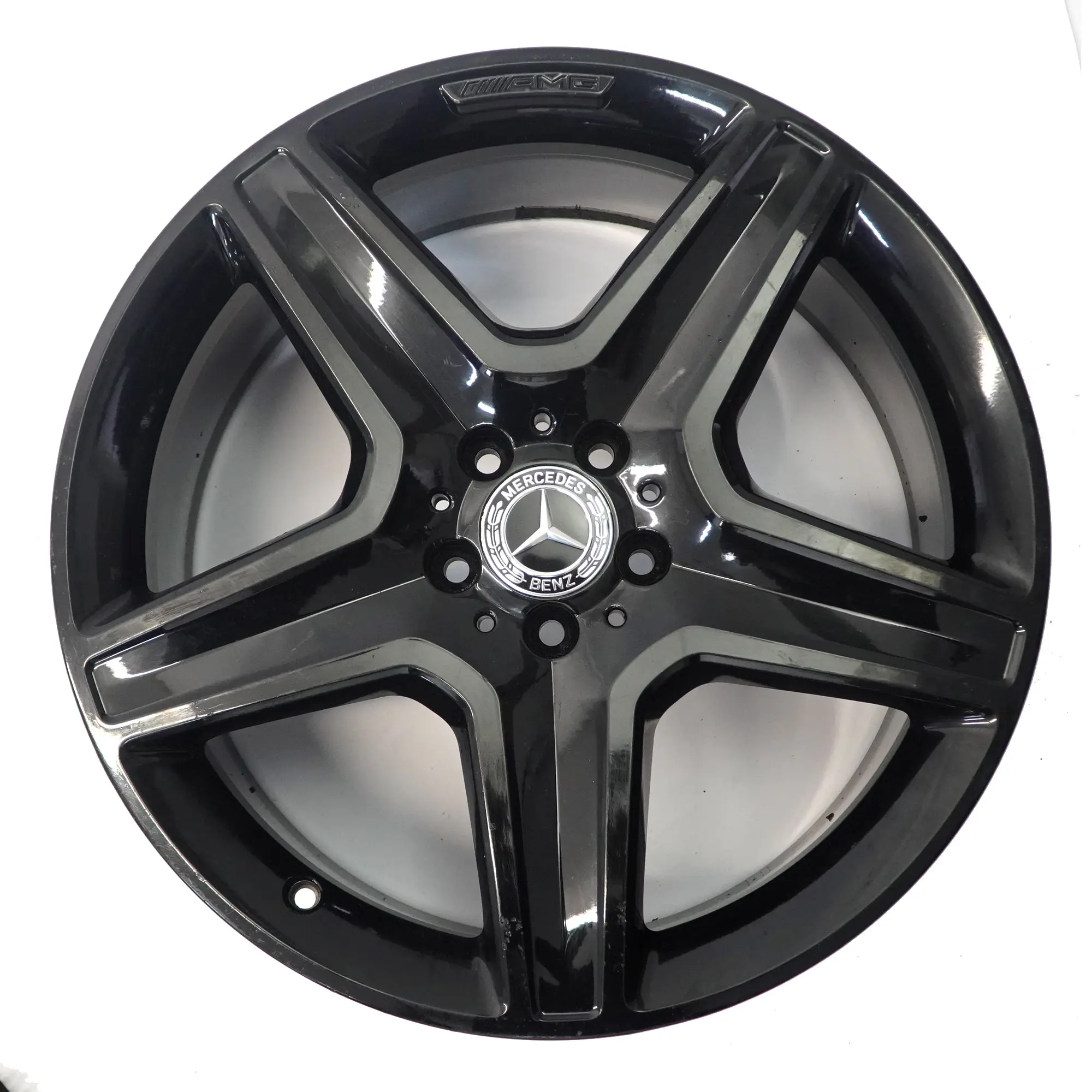 Mercedes ML W166 AMG Cerchio in lega nero 20" 5 razze 9J ET:57 A1664012002