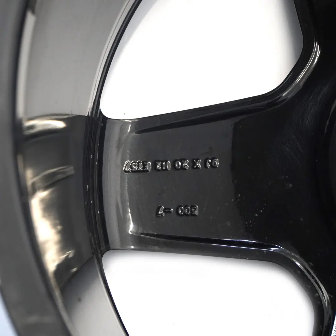 Llanta de aleación negra 20" 5 radios 9J ET:57 para Mercedes ML W166 AMG con número de pieza A1664012002 Mercedes ML W166 AMG Llanta de aleación negra 20" 5 radios 9J ET:57 - SKU A1664012002-4 - Número de pieza A1664012002