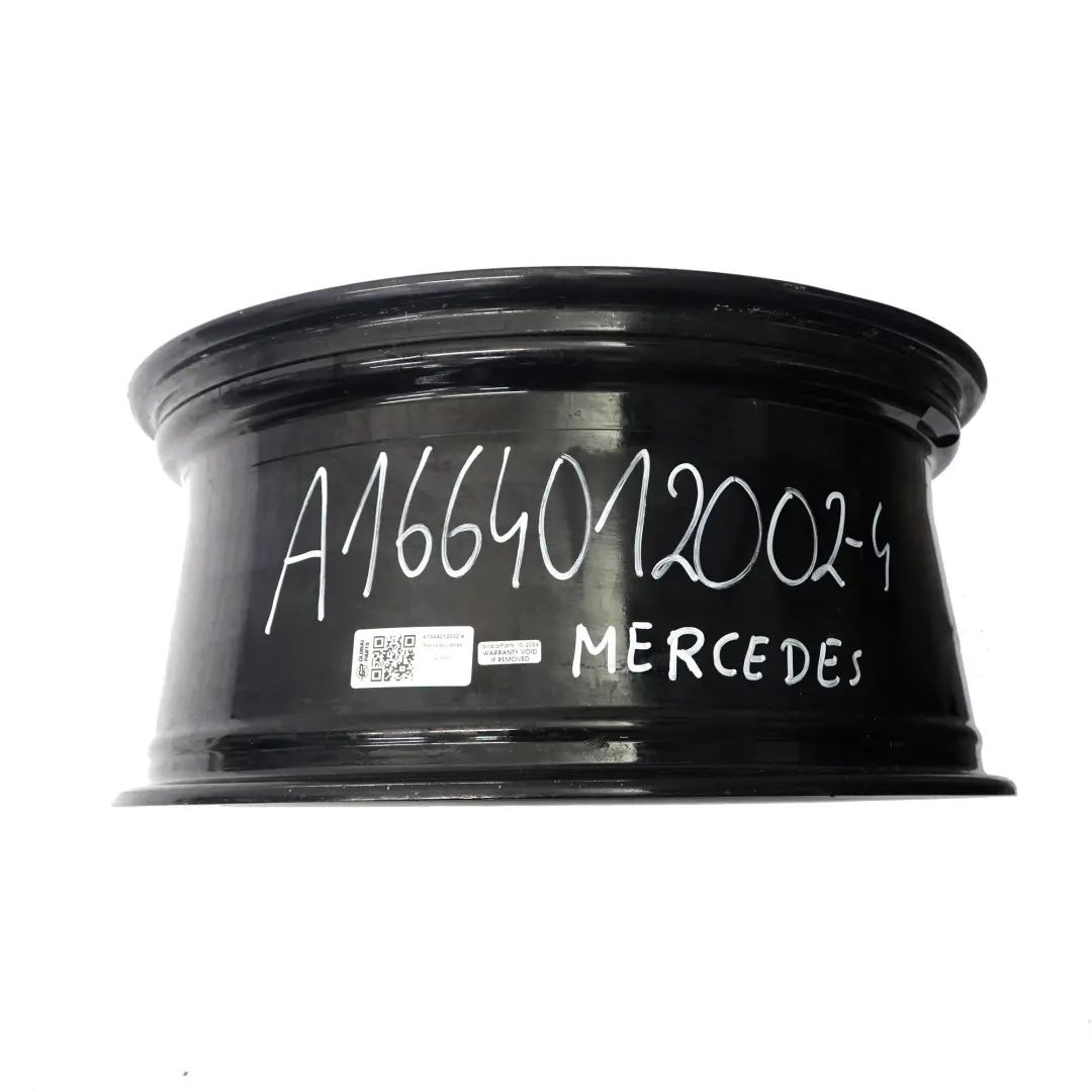 Mercedes ML W166 AMG Cerchio in lega nero 20" 5 razze 9J ET:57 - SKU A1664012002-4 - Numero di parte A1664012002