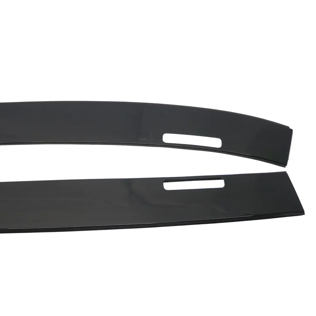 Mercedes W166 GLE 250 Roof Bar Trim Strip Set Left Right N/O/S High Gloss Black - SKU A1666900780-1 - Part number A1666900780