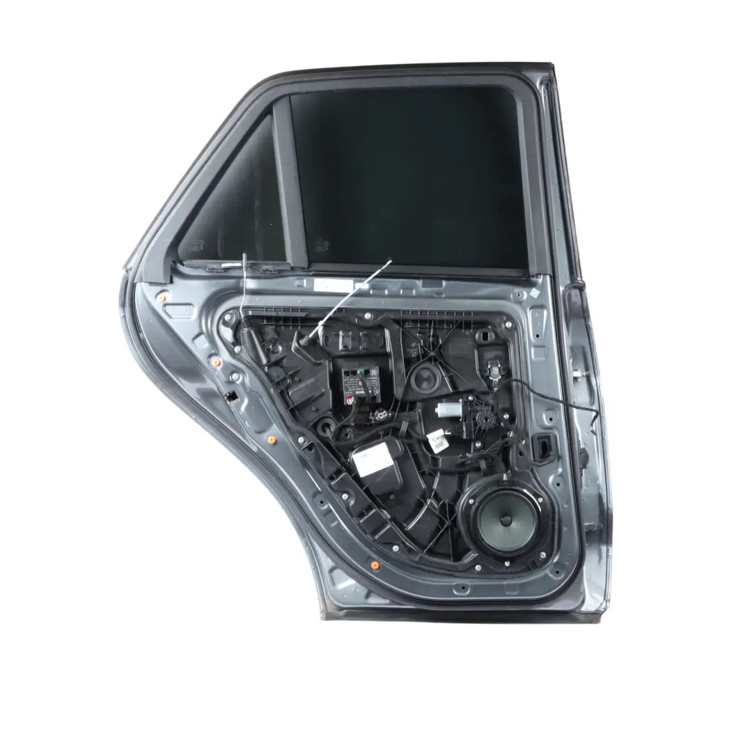 Door Rear Left N/S Selenite Grey Metallic - 992 to Mercedes ML W166 with Part number A1667300105 Mercedes ML W166 Door Rear Left N/S Selenite Grey Metallic - 992 - SKU A1667300105-SEL - Part number A1667300105